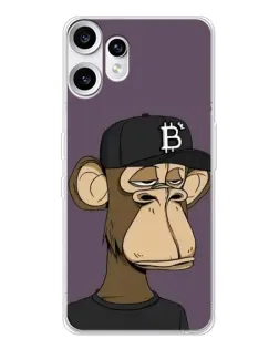 Чехол для Nothing CMF Phone 2 Pro с картинкой «Bored Ape в кепке»