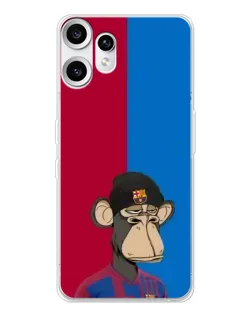 Чехол для Nothing CMF Phone 2 Pro с картинкой «Bored Ape — фанат Барсы»
