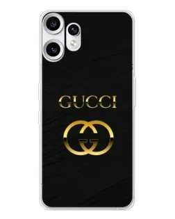 Чехол для Nothing CMF Phone 2 Pro с картинкой «Золотой логотип Gucci»