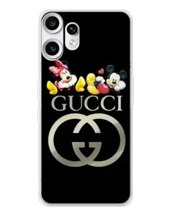 Чехол для Nothing CMF Phone 2 Pro с картинкой «Gucci — герои Disney»