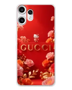 Чехол для Nothing CMF Phone 2 Pro с картинкой «Gucci — золотой сад»