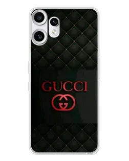 Чехол для Nothing CMF Phone 2 Pro с картинкой «Gucci — стеганый черный»