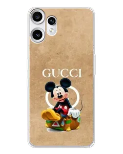 Чехол для Nothing CMF Phone 2 Pro с картинкой «Микки Маус Gucci — крафт»