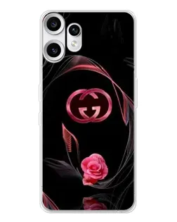 Чехол для Nothing CMF Phone 2 Pro с картинкой «Gucci — неоновая роза»