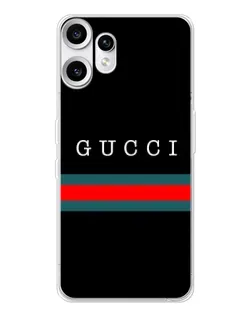 Чехол для Nothing CMF Phone 2 Pro с картинкой «Gucci — красный пояс»