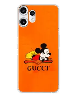 Чехол для Nothing CMF Phone 2 Pro с картинкой «Микки Маус Gucci — оранж» Чехол для Nothing CMF Phone 2 Pro с картинкой «Микки Маус Gucci — оранж»