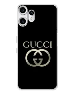 Чехол для Nothing CMF Phone 2 Pro с картинкой «Gucci — золото на черном» Чехол для Nothing CMF Phone 2 Pro с картинкой «Gucci — золото на черном»