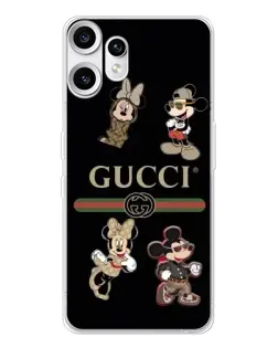 Чехол для Nothing CMF Phone 2 Pro с картинкой «Gucci — герои Disney и монограмма» Чехол для Nothing CMF Phone 2 Pro с картинкой «Gucci — герои Disney и монограмма»