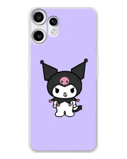 Чехол для Nothing CMF Phone 2 Pro с картинкой «Kuromi — нежный фиолетовый»