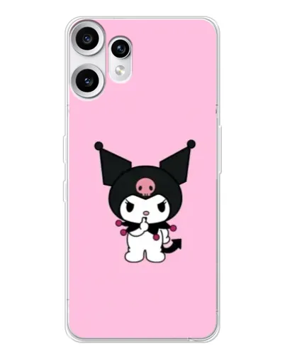 Чехол для Nothing CMF Phone 2 Pro с картинкой «Kuromi — розовая нежность»