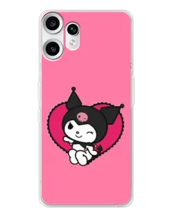 Чехол для Nothing CMF Phone 2 Pro с картинкой «Kuromi — любовь в сердце»