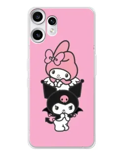 Чехол для Nothing CMF Phone 2 Pro с картинкой «My Melody и Kuromi»