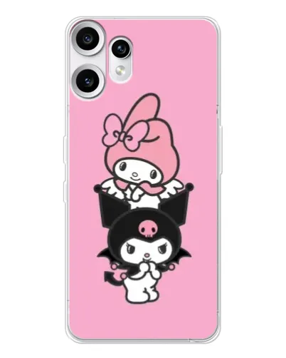 Чехол для Nothing CMF Phone 2 Pro с картинкой «My Melody и Kuromi»