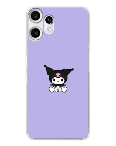 Чехол для Nothing CMF Phone 2 Pro с картинкой «Kuromi — фиолетовый минимализм»