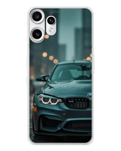 Чохол для Nothing CMF Phone 2 Pro з картинкою «BMW у вогнях міста» Чохол для Nothing CMF Phone 2 Pro з картинкою «BMW у вогнях міста»