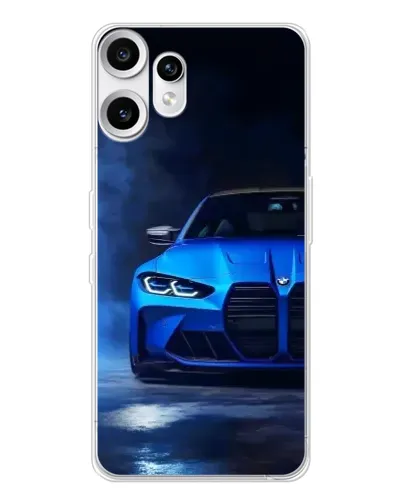 Чохол для Nothing CMF Phone 2 Pro з картинкою «Блакитна BMW M4» Чохол для Nothing CMF Phone 2 Pro з картинкою «Блакитна BMW M4»