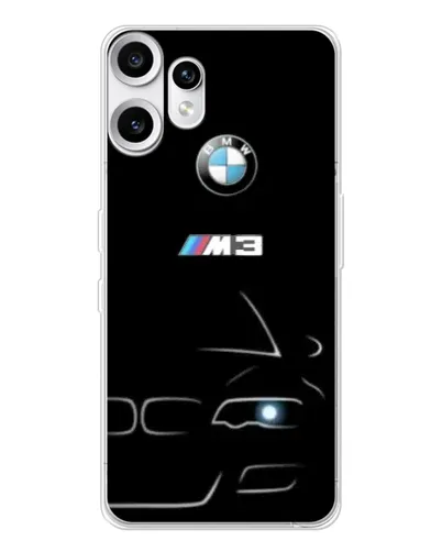 Чохол для Nothing CMF Phone 2 Pro з картинкою «Мінімалістичний принт BMW M3» Чохол для Nothing CMF Phone 2 Pro з картинкою «Мінімалістичний принт BMW M3»