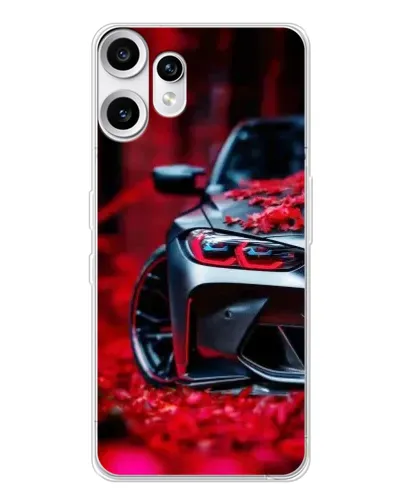 Чохол для Nothing CMF Phone 2 Pro з картинкою «Спортивна BMW та квіти» Чохол для Nothing CMF Phone 2 Pro з картинкою «Спортивна BMW та квіти»