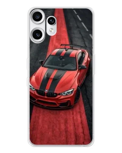 Чохол для Nothing CMF Phone 2 Pro з картинкою «BMW на червоній доріжці» Чохол для Nothing CMF Phone 2 Pro з картинкою «BMW на червоній доріжці»