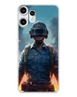 Чохол для Nothing CMF Phone 2 Pro з картинкою «PUBG — реалістичний герой»