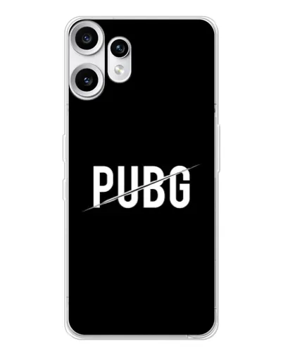 Чохол для Nothing CMF Phone 2 Pro з картинкою «PUBG — білий логотип» Чохол для Nothing CMF Phone 2 Pro з картинкою «PUBG — білий логотип»