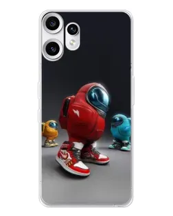 Чохол для Nothing CMF Phone 2 Pro з картинкою «Among Us — 3D стиль» Чохол для Nothing CMF Phone 2 Pro з картинкою «Among Us — 3D стиль»