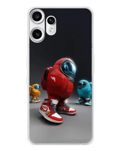 Чохол для Nothing CMF Phone 2 Pro з картинкою «Among Us — 3D стиль» Чохол для Nothing CMF Phone 2 Pro з картинкою «Among Us — 3D стиль»