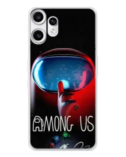 Чохол для Nothing CMF Phone 2 Pro з картинкою «Червоний імпостер — макро» Чохол для Nothing CMF Phone 2 Pro з картинкою «Червоний імпостер — макро»