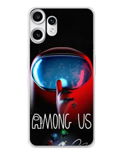 Чохол для Nothing CMF Phone 2 Pro з картинкою «Червоний імпостер — макро» Чохол для Nothing CMF Phone 2 Pro з картинкою «Червоний імпостер — макро»