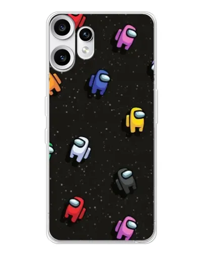 Чохол для Nothing CMF Phone 2 Pro з картинкою «Космічний патерн Among Us» Чохол для Nothing CMF Phone 2 Pro з картинкою «Космічний патерн Among Us»