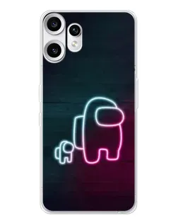 Чохол для Nothing CMF Phone 2 Pro з картинкою «Among Us неон-арт» Чохол для Nothing CMF Phone 2 Pro з картинкою «Among Us неон-арт»