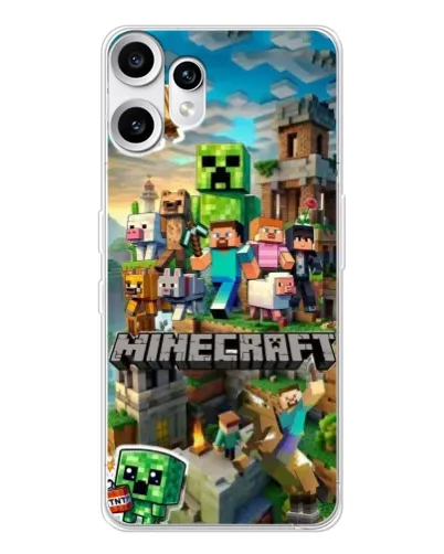 Чехол для Nothing CMF Phone 2 Pro с картинкой «Замок Minecraft»
