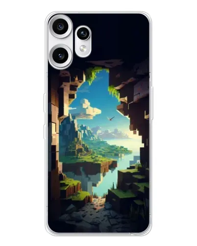 Чехол для Nothing CMF Phone 2 Pro с картинкой «Вид из пещеры»