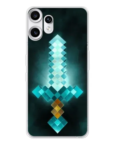 Чехол для Nothing CMF Phone 2 Pro с картинкой «Алмазный меч неон»