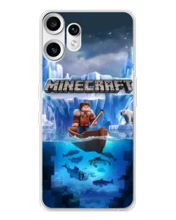 Чохол для Nothing CMF Phone 2 Pro з картинкою «Minecraft льодянийсвіт» Чохол для Nothing CMF Phone 2 Pro з картинкою «Minecraft льодянийсвіт»