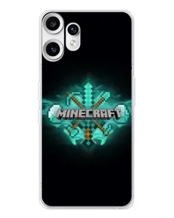Чохол для Nothing CMF Phone 2 Pro з картинкою «Minecraft Diamond лого» Чохол для Nothing CMF Phone 2 Pro з картинкою «Minecraft Diamond лого»
