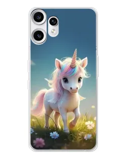 Чохол для Nothing CMF Phone 2 Pro з картинкою «Єдиноріг на галявині» Чохол для Nothing CMF Phone 2 Pro з картинкою «Єдиноріг на галявині»