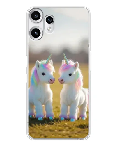 Чохол для Nothing CMF Phone 2 Pro з картинкою «Пара єдинорогів»
