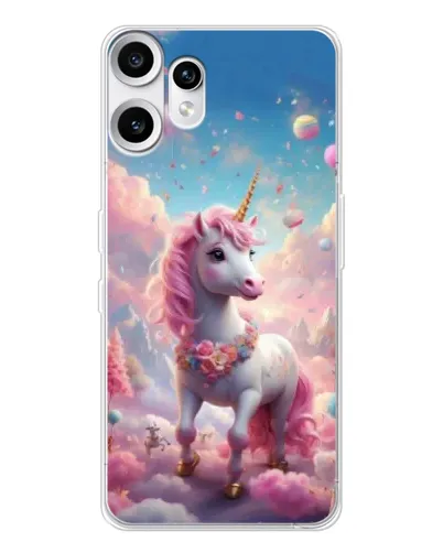 Чохол для Nothing CMF Phone 2 Pro з картинкою «Єдиноріг серед хмар»