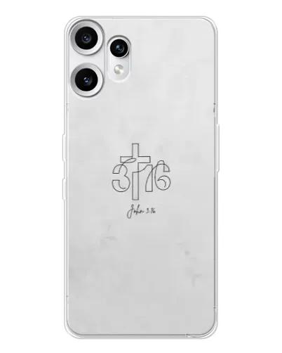 Чохол для Nothing CMF Phone 2 Pro з картинкою «Івана 3:16 Хрест»