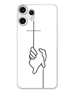 Чохол для Nothing CMF Phone 2 Pro з картинкою «Рука тримає»