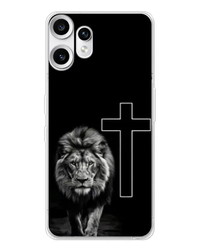 Чохол для Nothing CMF Phone 2 Pro з картинкою «Лев та Хрест»