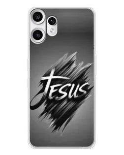 Чохол для Nothing CMF Phone 2 Pro з картинкою «Напис Jesus Graffiti»