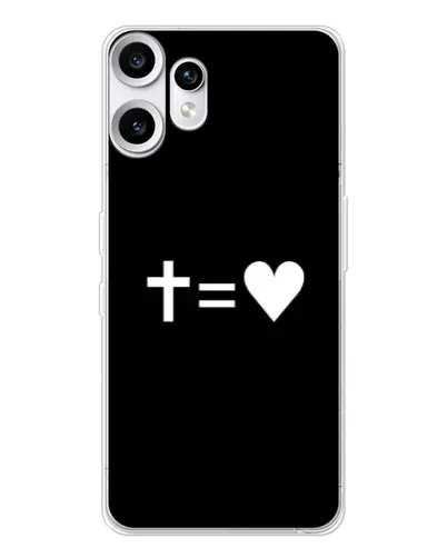 Чохол для Nothing CMF Phone 2 Pro з картинкою «Хрест та Серце»