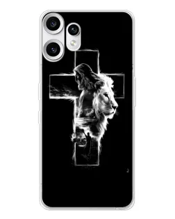 Чехол для Nothing CMF Phone 2 Pro с картинкой «Сияющий крест Jesus»