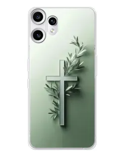Чехол для Nothing CMF Phone 2 Pro с картинкой «Оливковая ветвь»