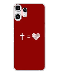 Чехол для Nothing CMF Phone 2 Pro с картинкой «Уравнение любви»