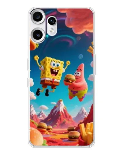 Чехол для Nothing CMF Phone 2 Pro с картинкой «Космический фастфуд»