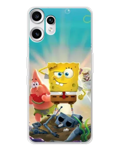 Чехол для Nothing CMF Phone 2 Pro с картинкой «Спанч Боб победитель»