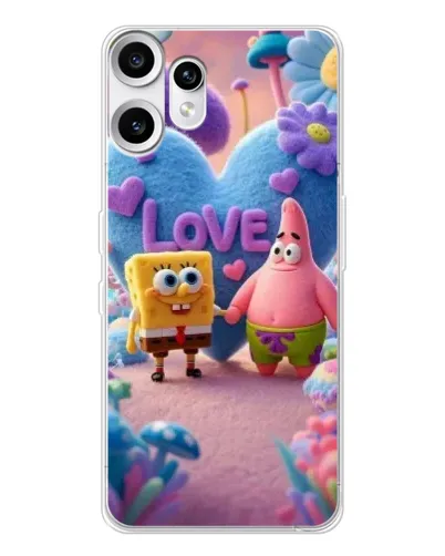 Чехол для Nothing CMF Phone 2 Pro с картинкой «Губка Боб Патрик»